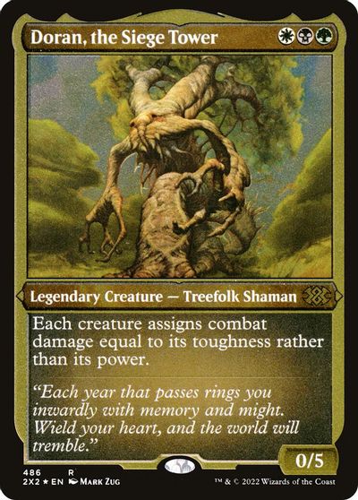 Doran, the Siege Tower (Foil Etched) card art