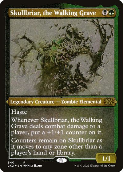 Skullbriar, the Walking Grave (Foil Etched) card art