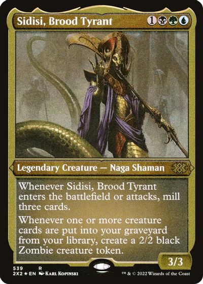 Sidisi, Brood Tyrant (Foil Etched) card art