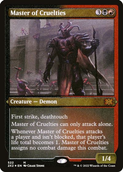 Master of Cruelties (Foil Etched) card art