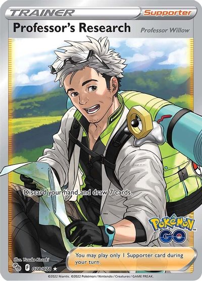 Professor's Research (Full Art) card art
