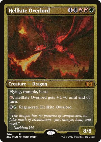 Hellkite Overlord (Foil Etched) card art