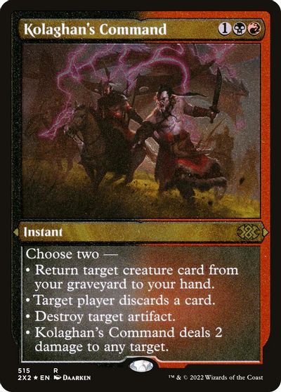 Kolaghan's Command (Foil Etched) card art
