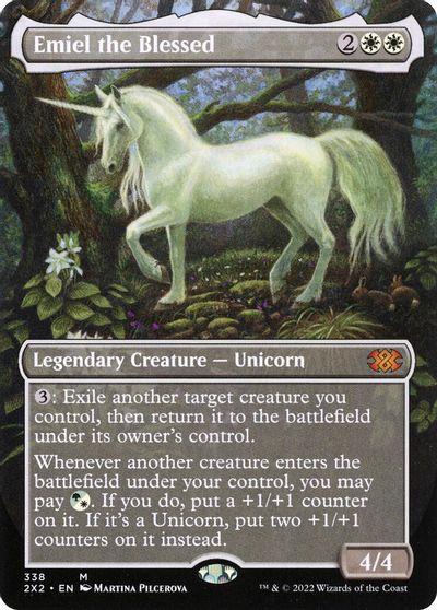 Emiel the Blessed (Borderless) card art