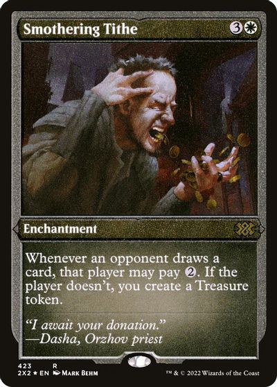 Smothering Tithe (Foil Etched) card art