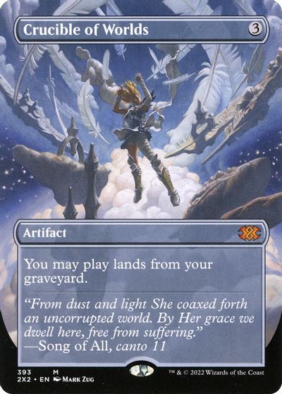 Crucible of Worlds (Borderless) card art