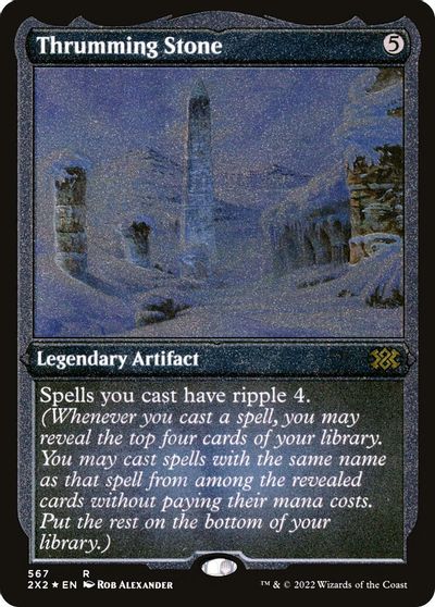 Thrumming Stone (Foil Etched) card art