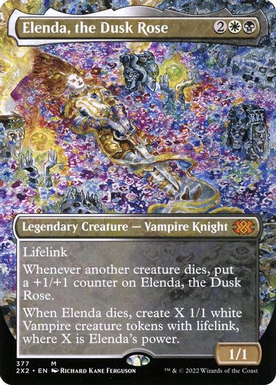 Elenda, the Dusk Rose (Borderless) card art