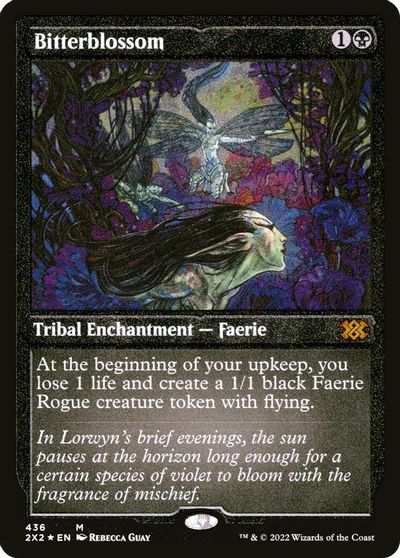 Bitterblossom (Foil Etched) card art