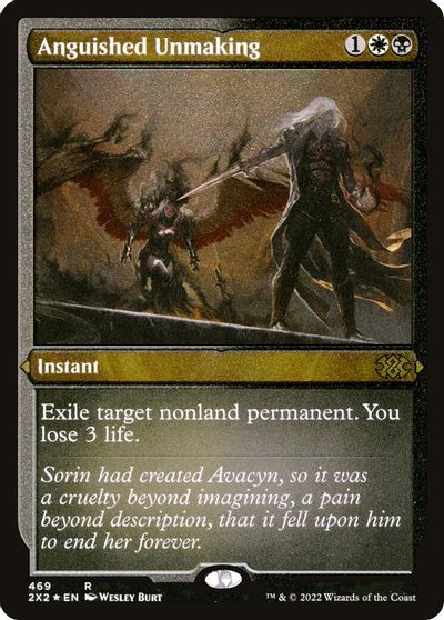 Anguished Unmaking (Foil Etched) card art