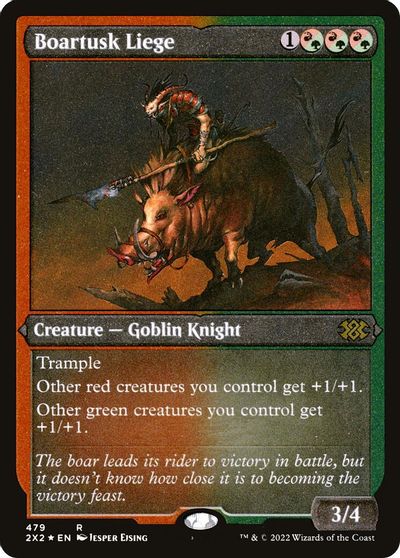 Boartusk Liege (Foil Etched) card art