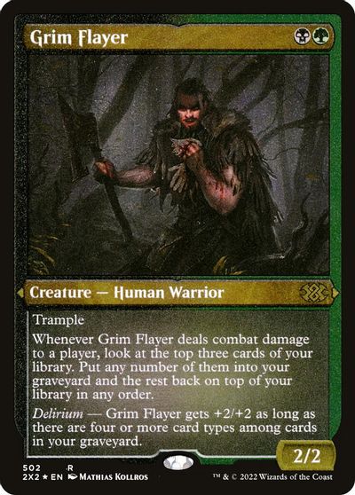 Grim Flayer (Foil Etched) card art
