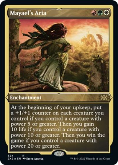 Mayael's Aria (Foil Etched) card art