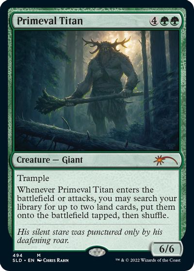 Primeval Titan (494) card art