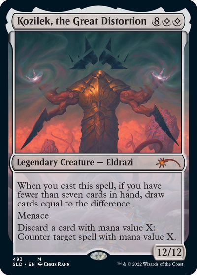 Kozilek, the Great Distortion card art