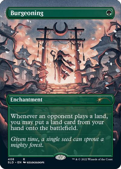 Burgeoning (Borderless) card art