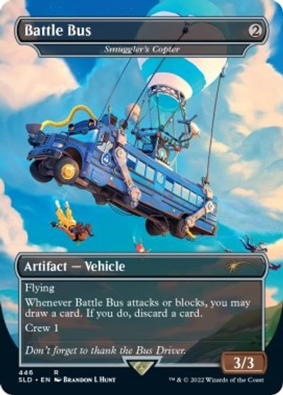 Battle Bus - Smuggler's Copter card art
