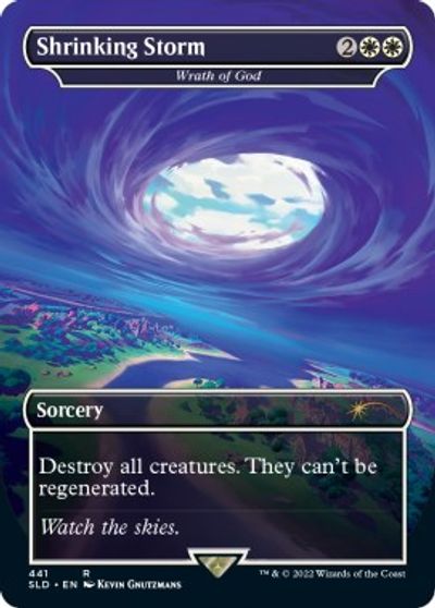 Shrinking Storm - Wrath of God card art