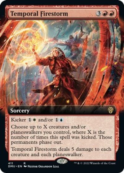 Temporal Firestorm (Extended Art) card art
