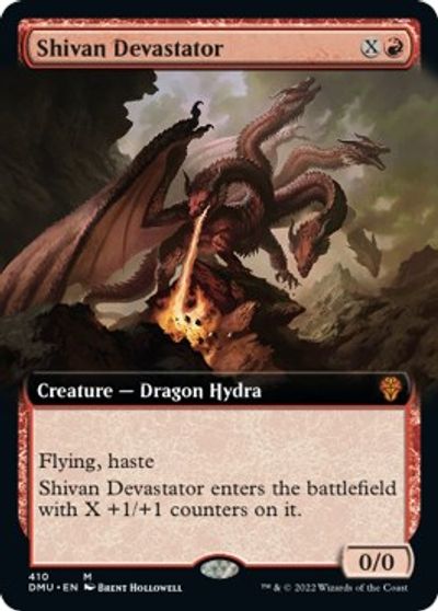 Shivan Devastator (Extended Art) card art