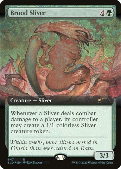Brood Sliver (Extended Art) card art