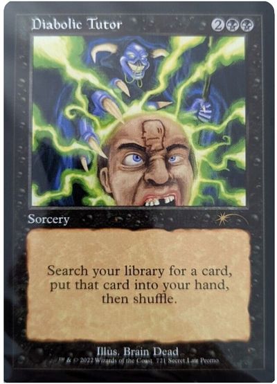 Diabolic Tutor (721) card art