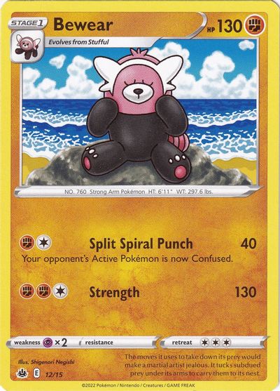 Bewear - 12/15 card art