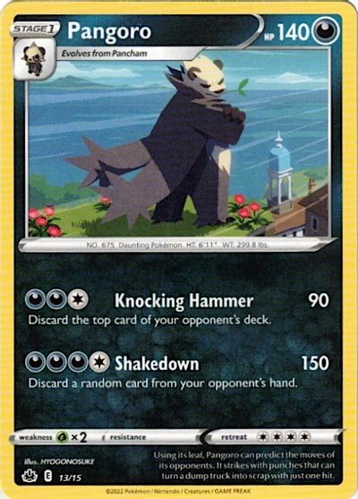 Pangoro - 13/15 card art