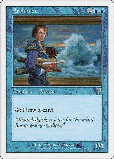 Archivist card art