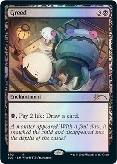 Greed card art