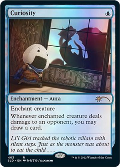 Curiosity card art