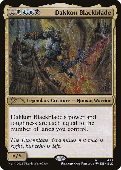 Dakkon Blackblade card art