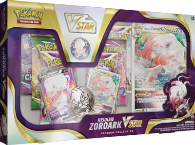 Hisuian Zoroark VSTAR Premium Collection card art