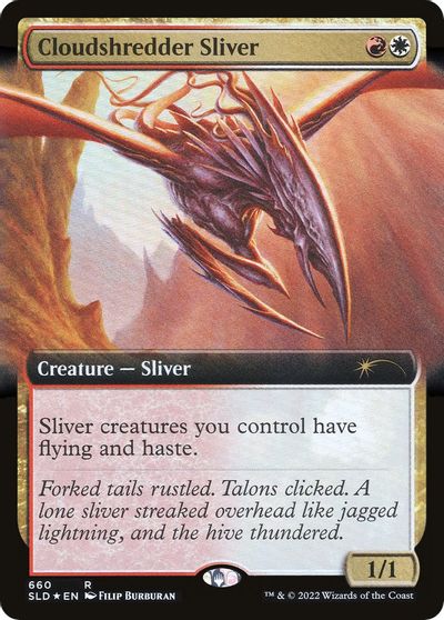 Cloudshredder Sliver (Extended Art) card art