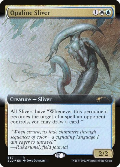 Opaline Sliver (Extended Art) card art