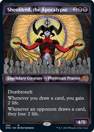 Sheoldred, the Apocalypse (Showcase) card art