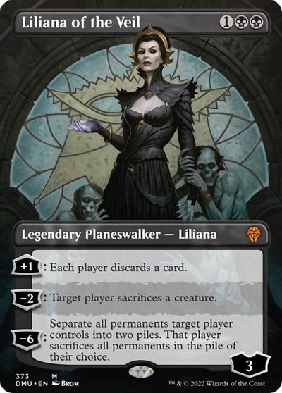 Liliana of the Veil (Borderless) card art