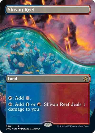 Shivan Reef (Borderless) card art