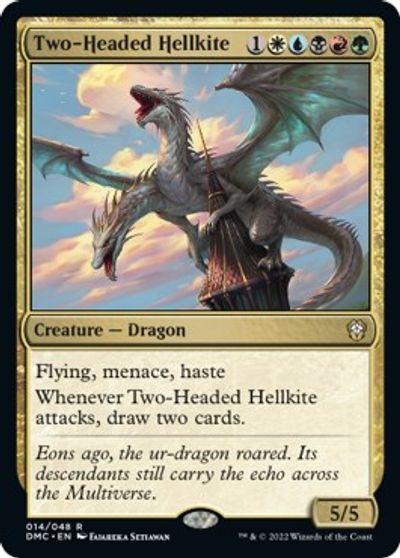 Two-Headed Hellkite card art