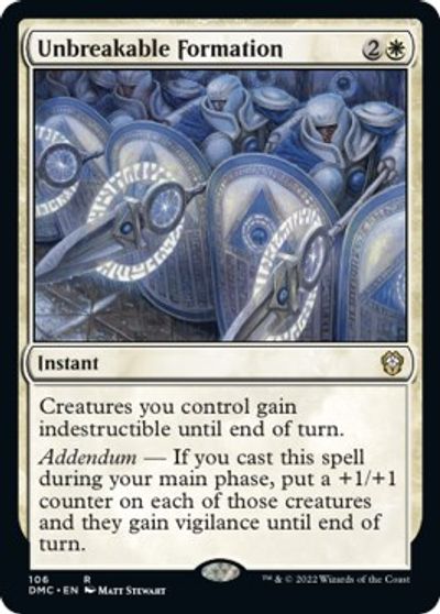 Unbreakable Formation card art