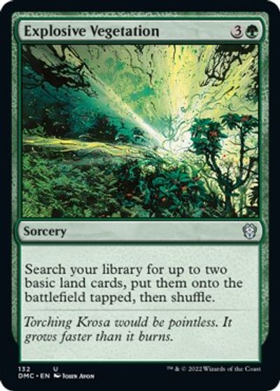 Explosive Vegetation card art