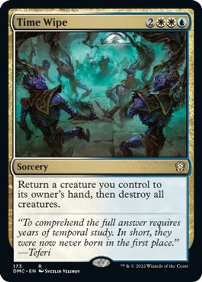 Time Wipe card art