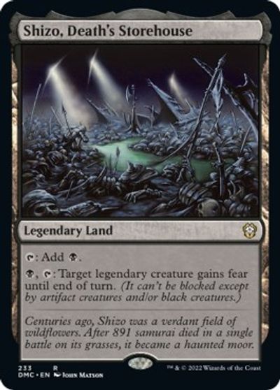 Shizo, Death's Storehouse card art