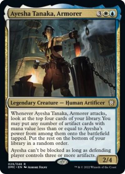 Ayesha Tanaka, Armorer card art