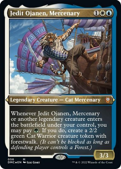 Jedit Ojanen, Mercenary (Foil Etched) card art