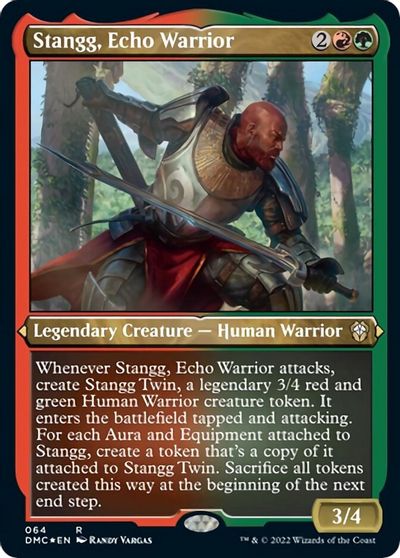 Stangg, Echo Warrior (Foil Etched) card art