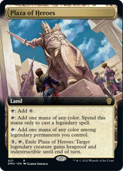 Plaza of Heroes (Extended Art) card art