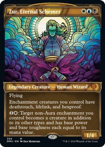 Zur, Eternal Schemer (Textured Foil) card art