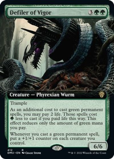 Defiler of Vigor (Extended Art) card art