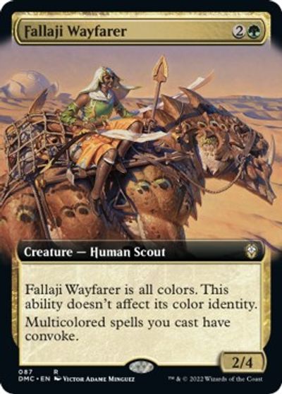 Fallaji Wayfarer (Extended Art) card art